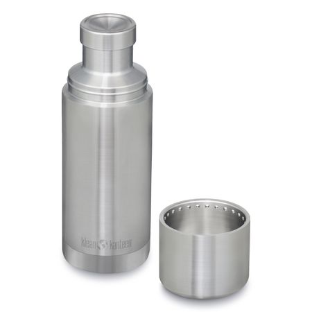 TKPro Thermosflasche 750ml mit Deckel / brushed stainless / 7.5DL