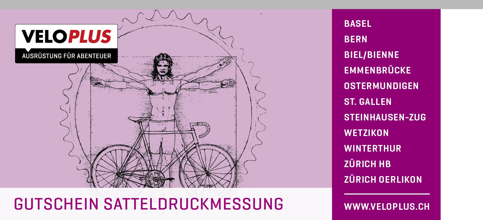 Geschenkgutscheine Ergonomie / Satteldruckmessung