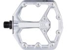 Pedal Stamp 7 small polish silver / silber / Plattformpedal, 100