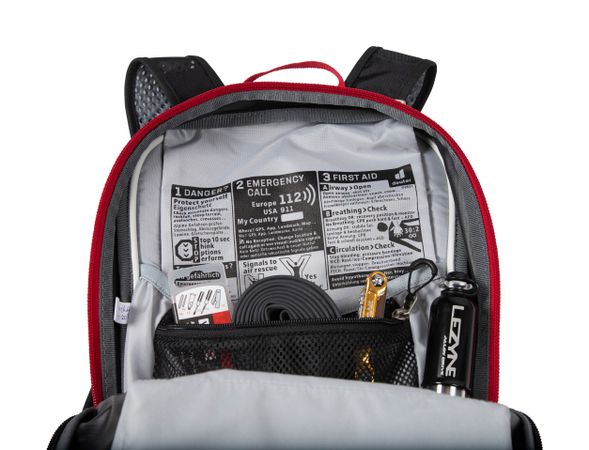 SERTIG 12 Rucksack, 12L, 630g / schwarz rot / 12L