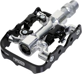 502 HYBRID Kombipedal / silber / L (+8mm)