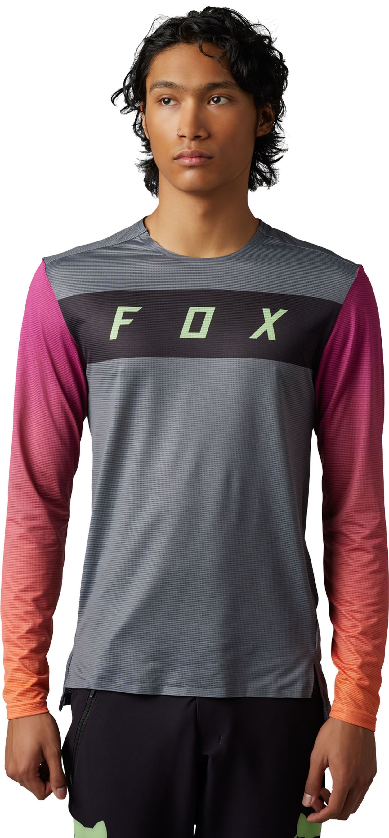 FLEXAIR ARCADIA Herren-Langarmshirt / pewter / S