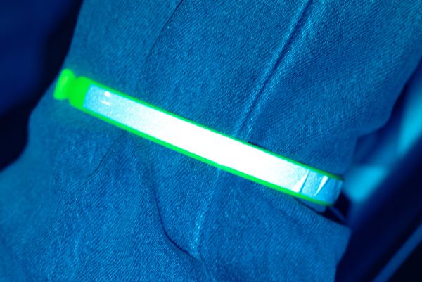 TROUSER CLIP reflektierende Hosenspangen / gelb