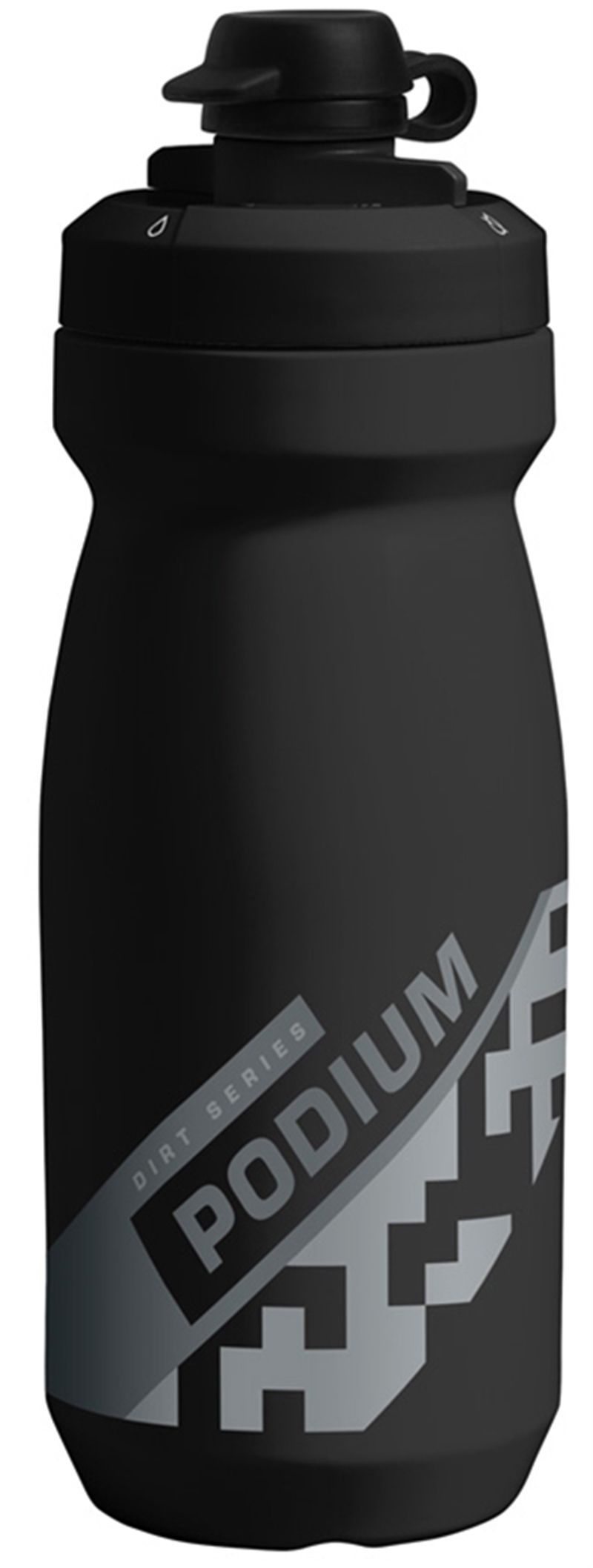 PODIUM DIRT Trinkflasche / schwarz / 6.2DL