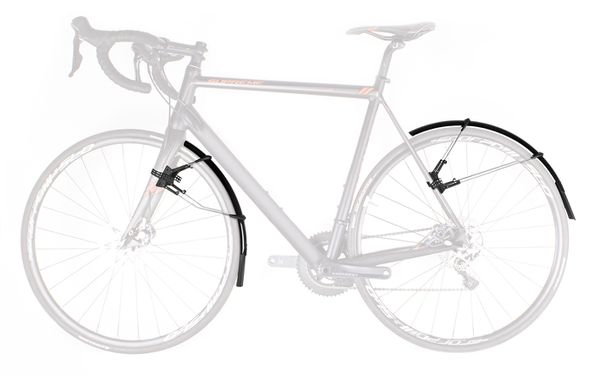 RACE BLADE Spritzschutz für Rennvelo (28") / schwarz matt