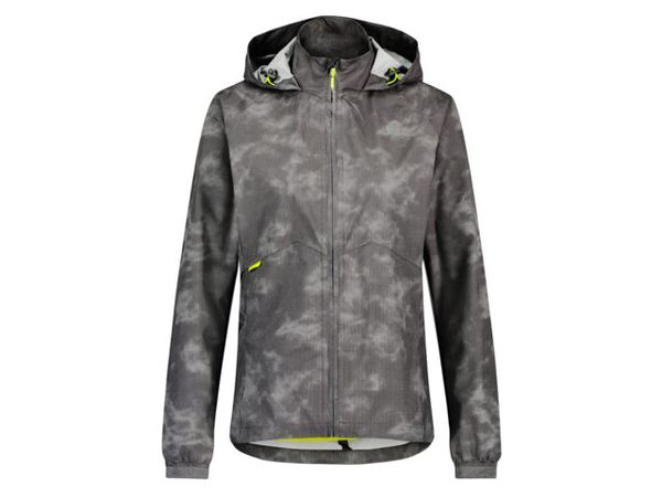 Women Commuter Compact Rain Jacket / Reflection Black / S