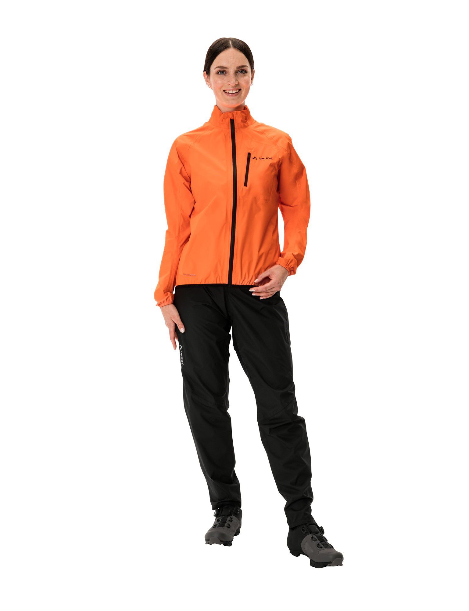 DROP III Damen-Regenjacke / neon orange / 38