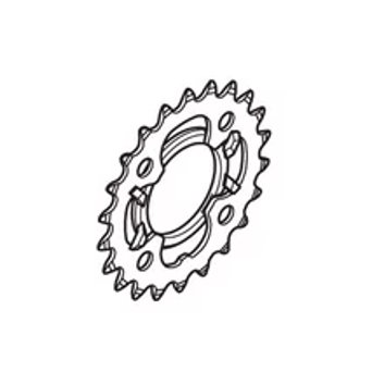 Kettenblatt FC-M522 Triple / schwarz