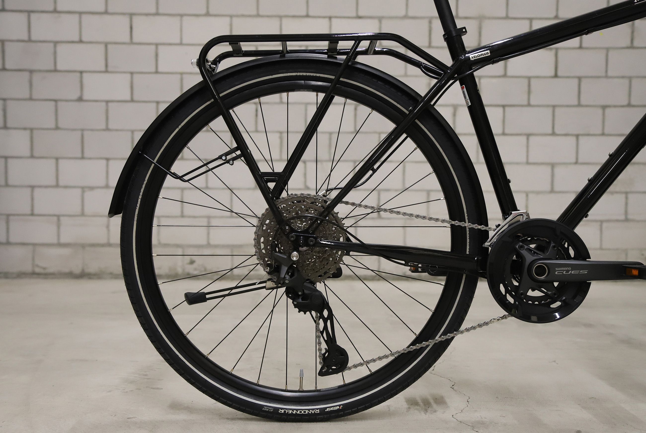 AMBER ROAD SELECT 3.1 Tourenvelo / schwarz glänzend / L