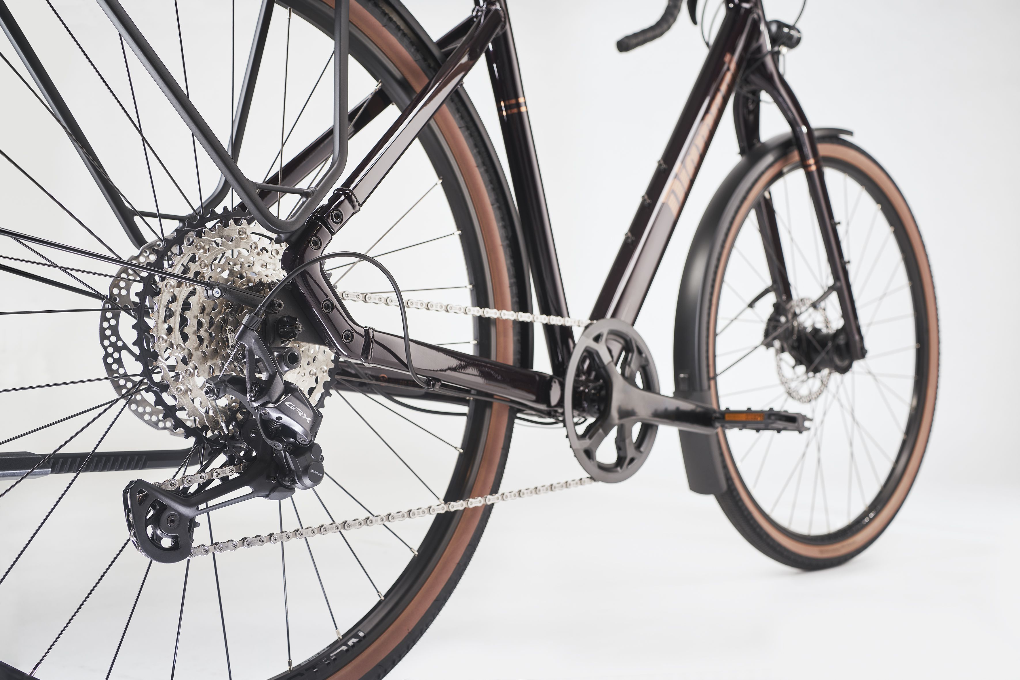 Nhoma City- und Alltagvelo / Schwarzkirsch Metallic / M