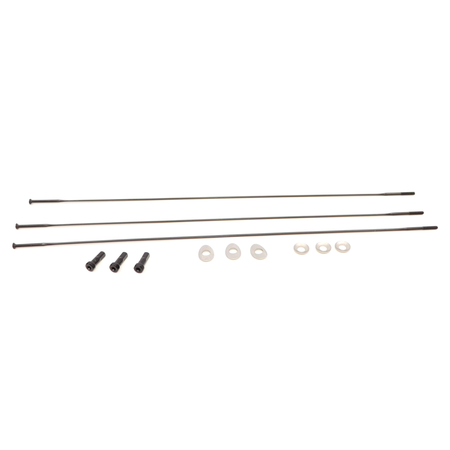 Spoke and Nipple 256mm CX-Ray Straight Pull Qty 3 / black