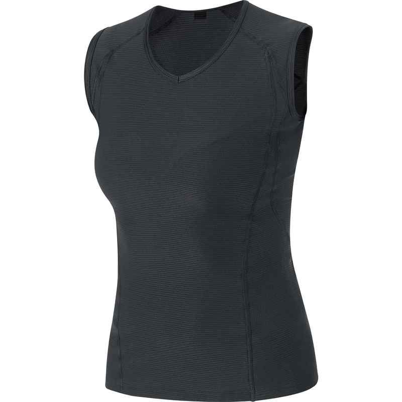 M BASE LAYER Damen-Funktionssinglet / schwarz / 44