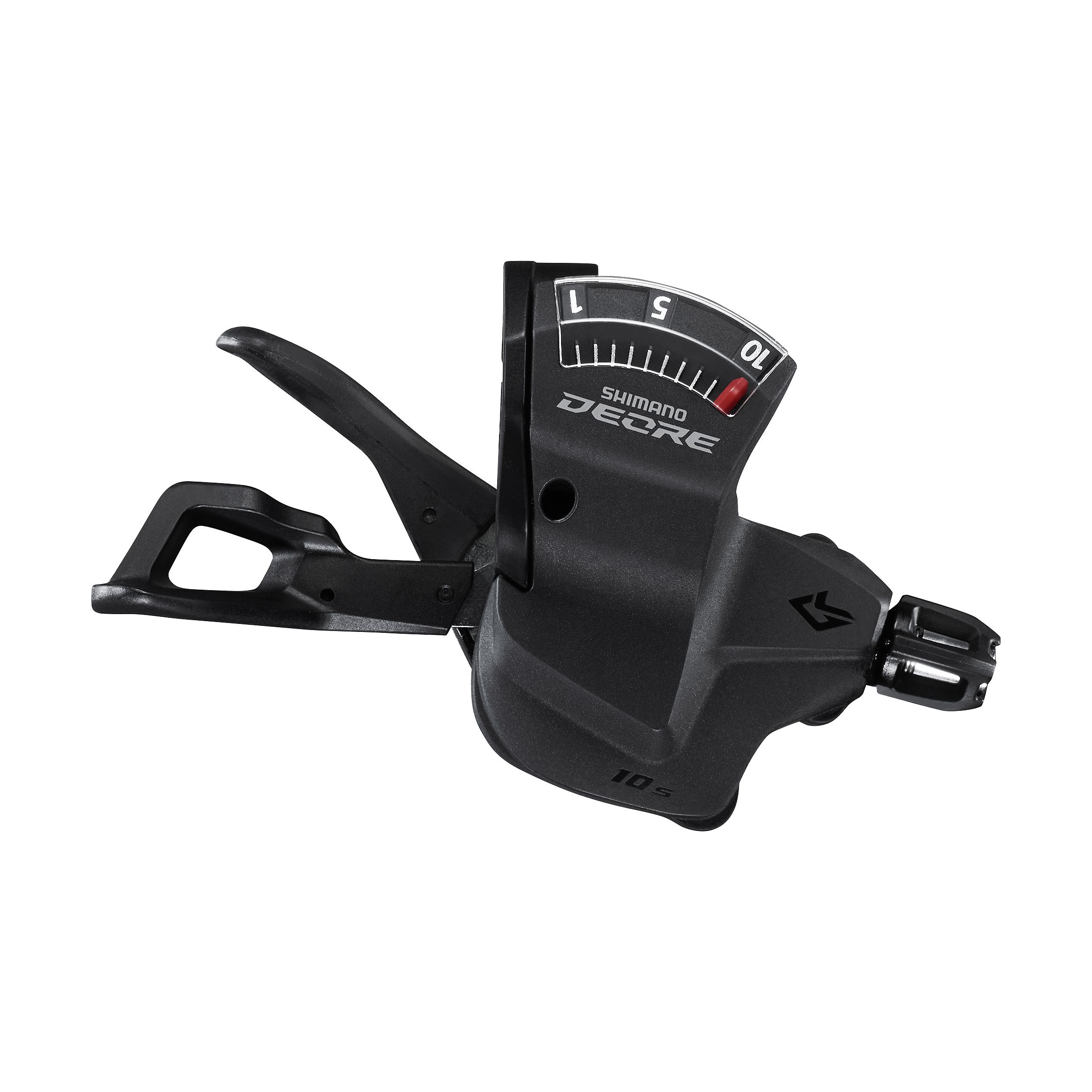 LINKGLIDE DEORE M5130 Schalthebel / schwarz / rechts 10-Gang mit Ganganzeige