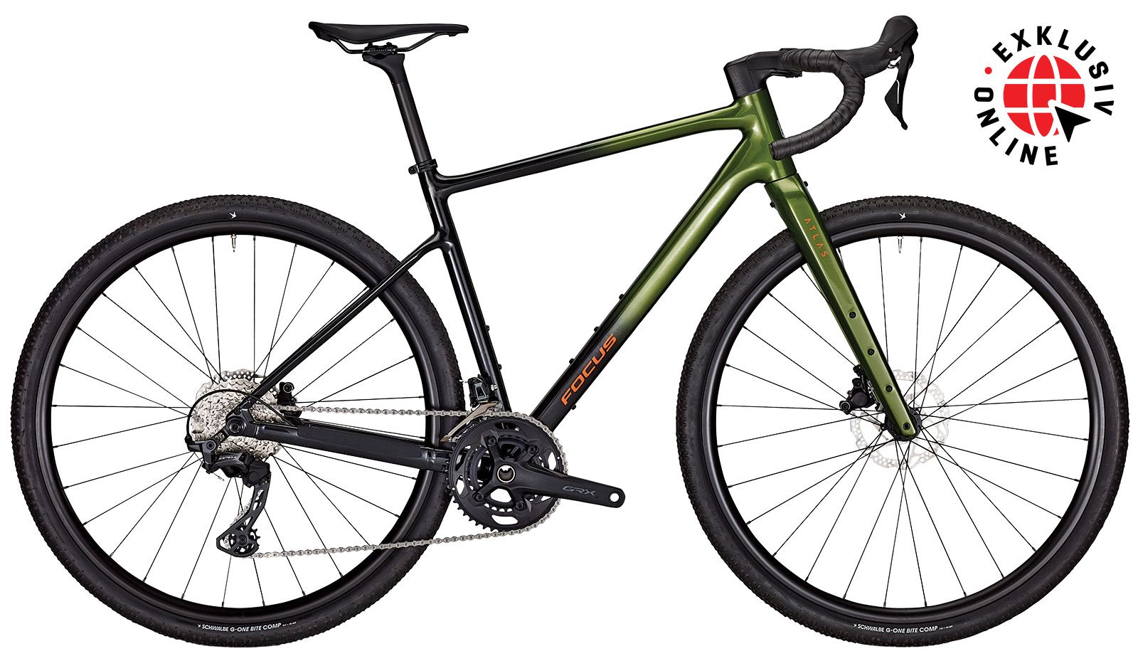 ATLAS 6.9 Gravelbike / Sprucegreen/Diamondblack / XL