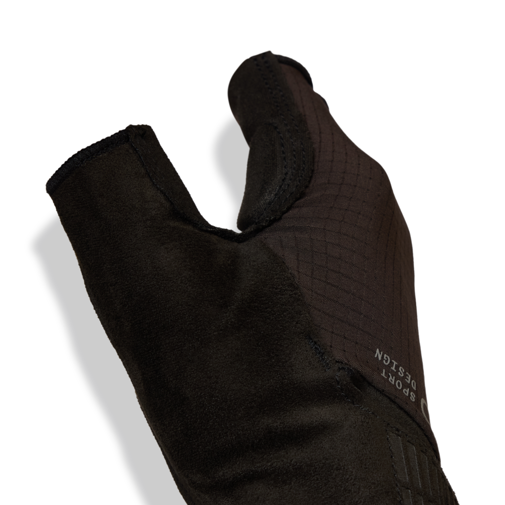 BRAVO GEL II Unisex-Kurzfingerhandschuhe / black / M