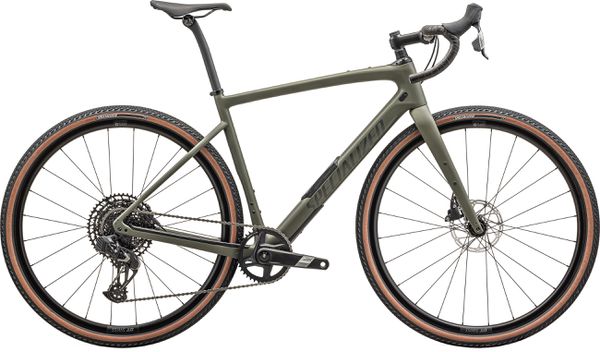 DIVERGE COMP CARBON Gravelbike / satin oak green smoke / 54 CM