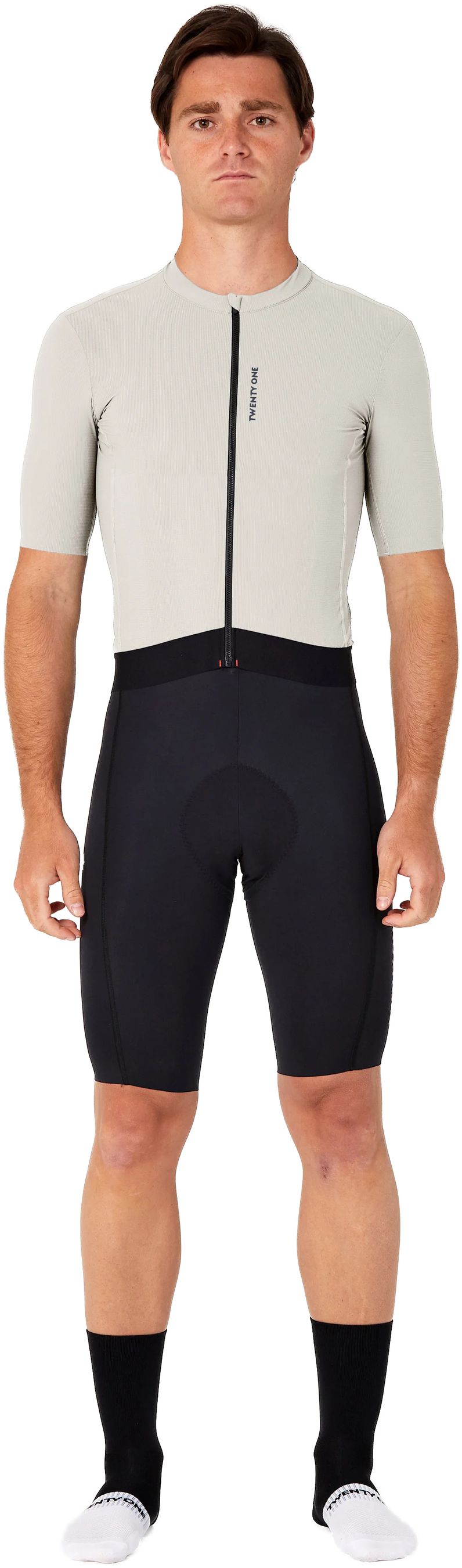 GRAVEL 2.0 Herren-Kurzarmtrikot / light grey / L