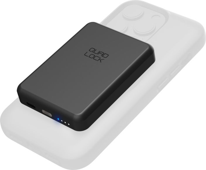 QUAD LOCK MAG Powerbank / black / 5000mAh, 3,85V, 19,25Wh