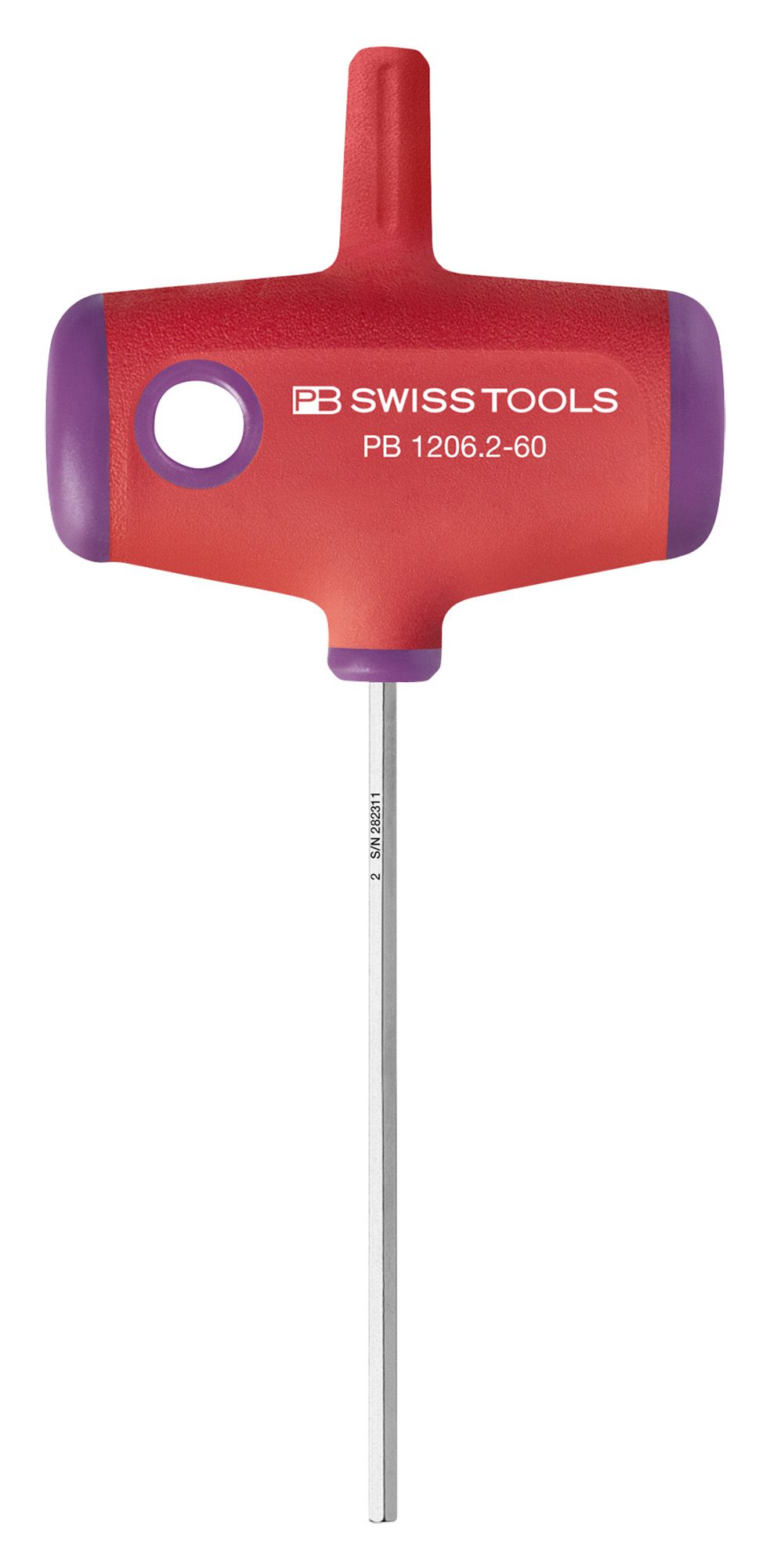 PB 1206 Inbus mit Quergriff / rot / 2.5mm