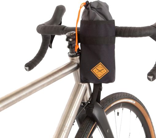 Stem Bag / schwarz-orange / 9 x 9 x 20 cm, 1.1 l