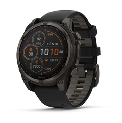 FENIX 8 SOLAR SAPPHIRE Multisportuhr / carbongrau / 47mm Sapphire, 22mm Armband