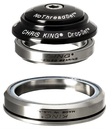 DROPSET-3 PRESS FIT Steuersatz 1-1/8"/1.5" (Zero Stack) / schwarz