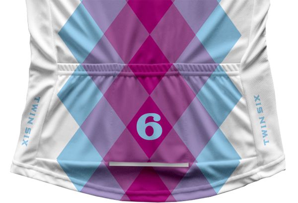THE ARGYLE Damen-Kurzarmtrikot / white / L