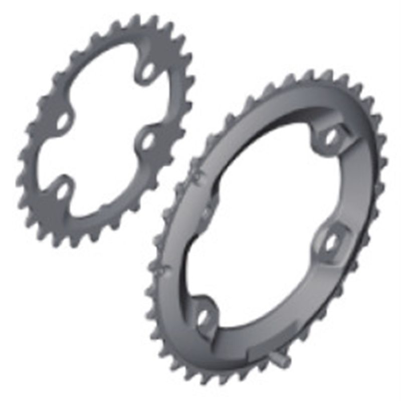 XT M8000 Kettenblätter für 2x11fach / schwarz / 26 Z/L 64mm
