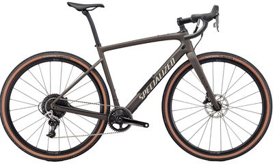 DIVERGE COMP CARBON Gravelbike / satin gunmetal white chrome clean / 54 CM