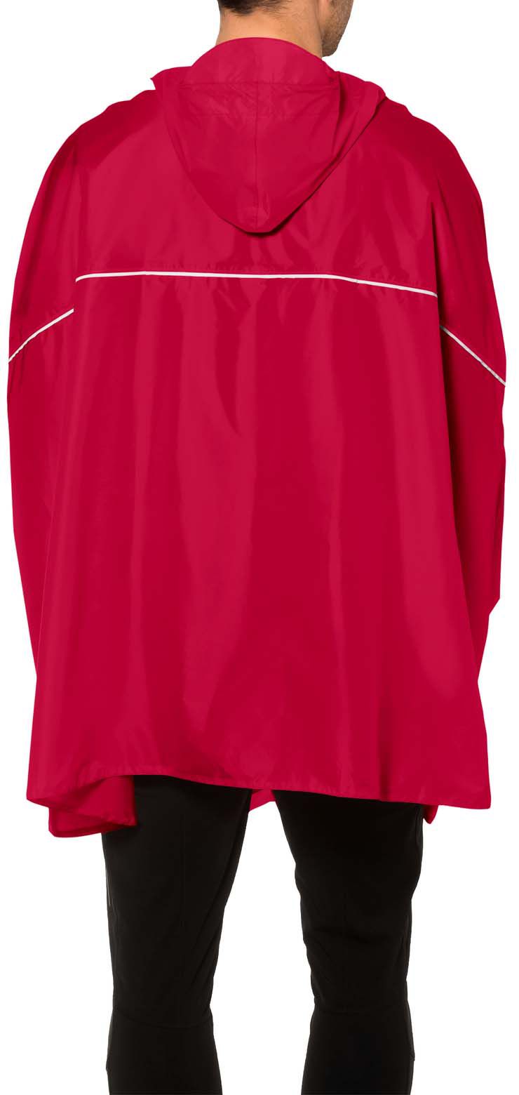 VALDIPINO Unisex-Regenponcho / indian red / S