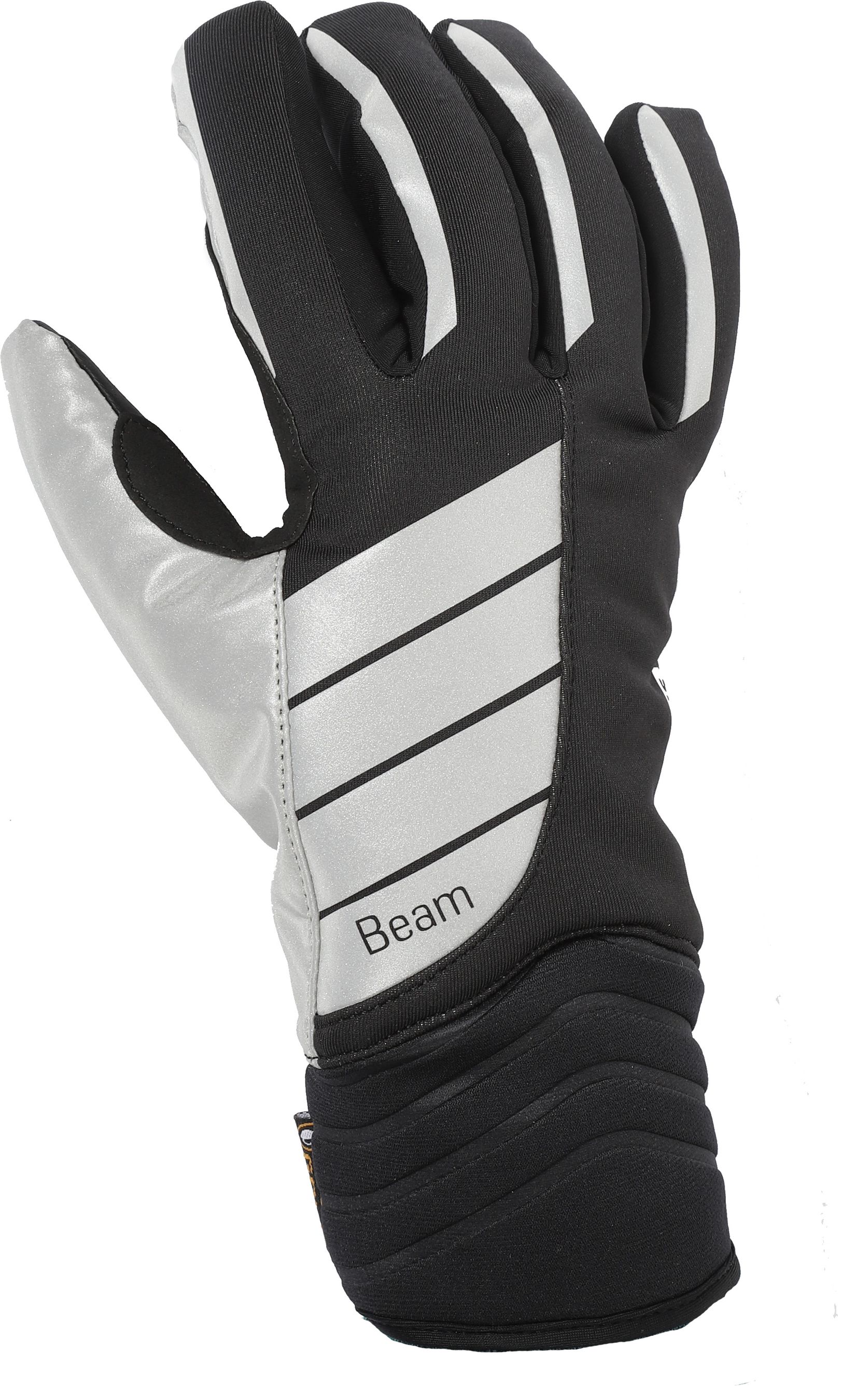 BEAM 2.0 reflektierende Unisex-Handschuhe / schwarz_silber / M