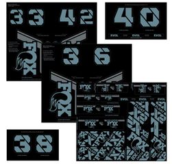 Decal 21 Custom Fork & Shock / Storm blue