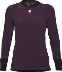 DEFEND THERMAL Damen-Langarmshirt / dark purple / L