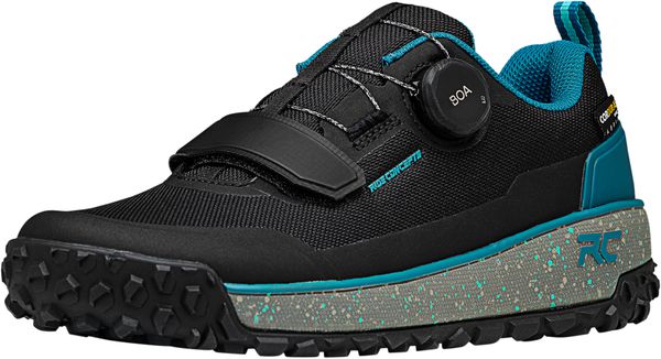 Flume Flat Boa Schuh Damen / schwarz,tahoe blau / 37.5