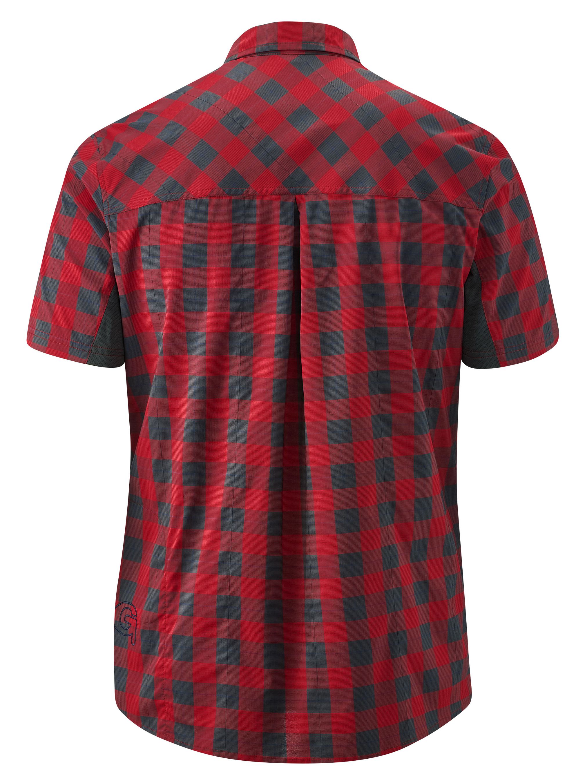 DON Herren-Kurzarm-Bikehemd / chili pepper/graphite / 5XL