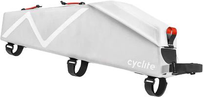 TOP TUBE BAG LARGE 02 Oberrohrtasche / light grey / 2.2l