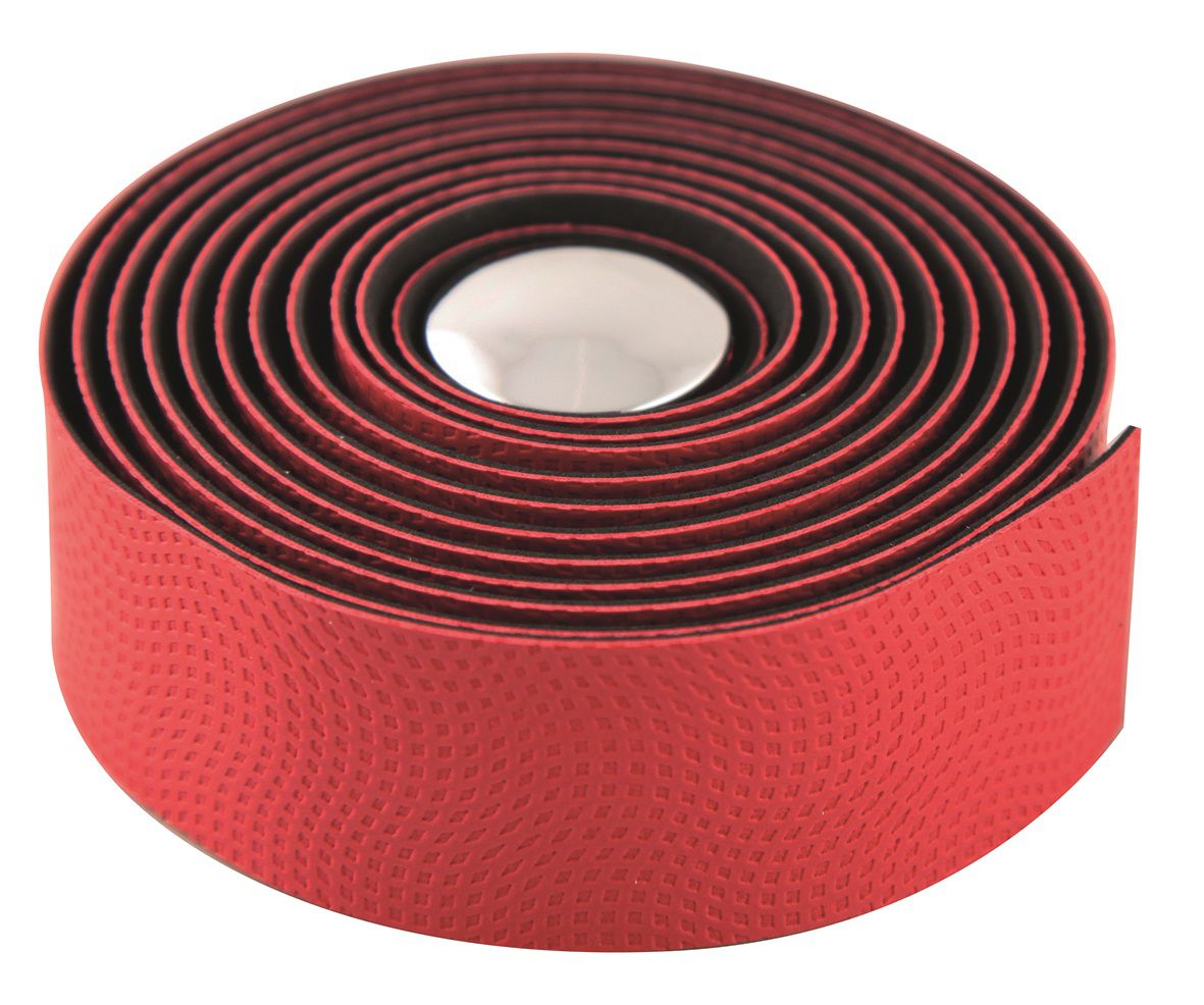 DIGIT Gel-Lenkerband mit Endstopfen / rot / NOSIZE