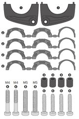 Compit/E-Spacer Kit / schwarz