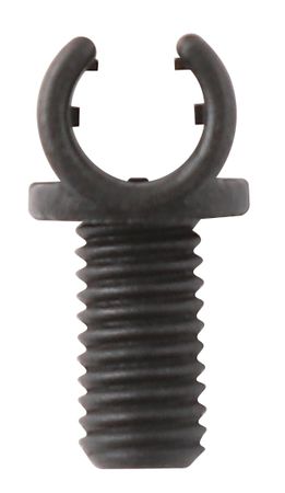 BOWDENZUGHALTER 1fach, 5mm, Gewinde M5x9mm / schwarz / NOSIZE