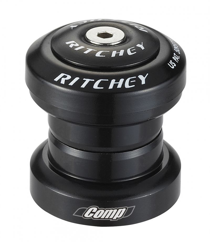 COMP AHEAD Steuersatz 1-1/8" (External Cup) / schwarz