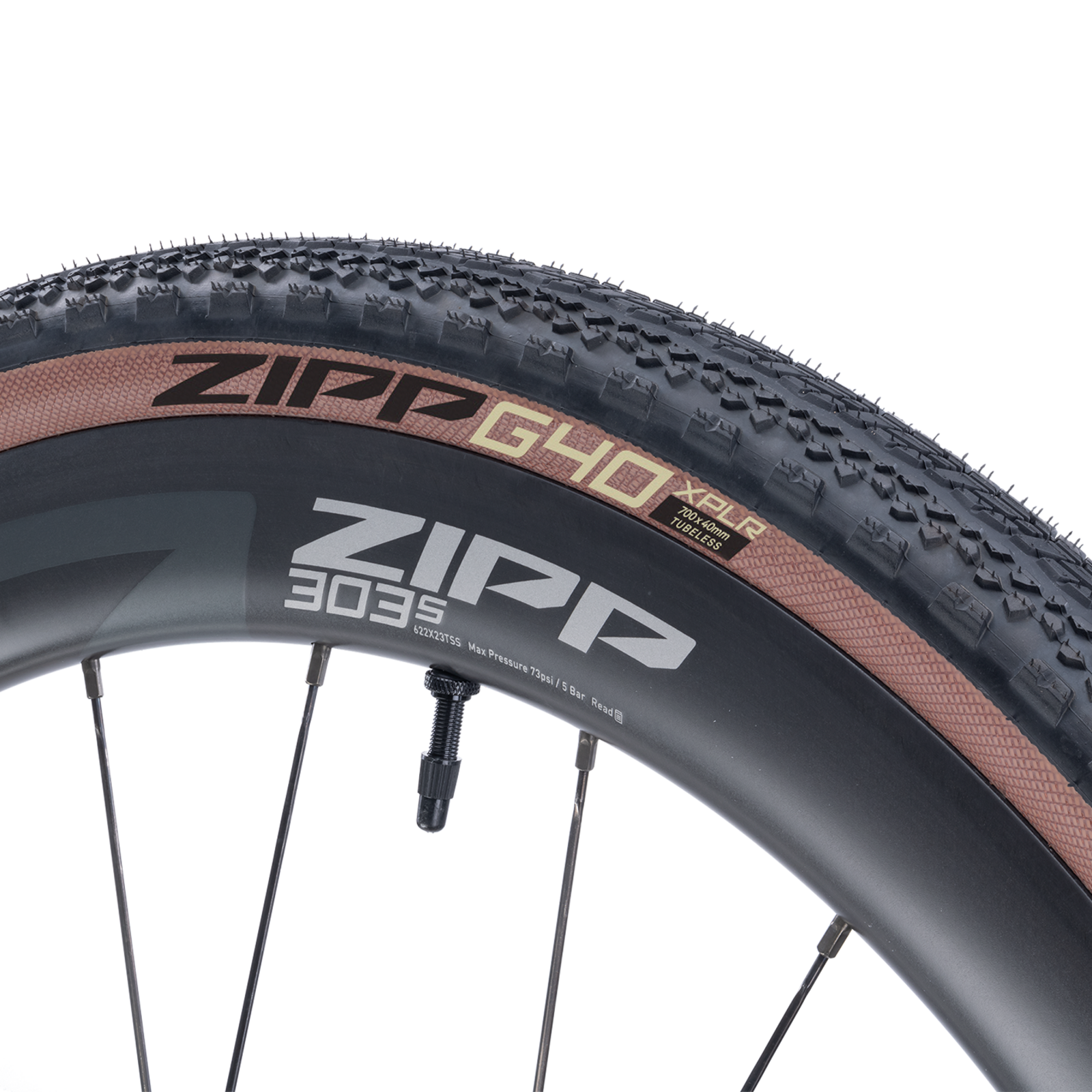 Tire G40 XPLR Clincher Puncture Resistant / black tan sidewall /