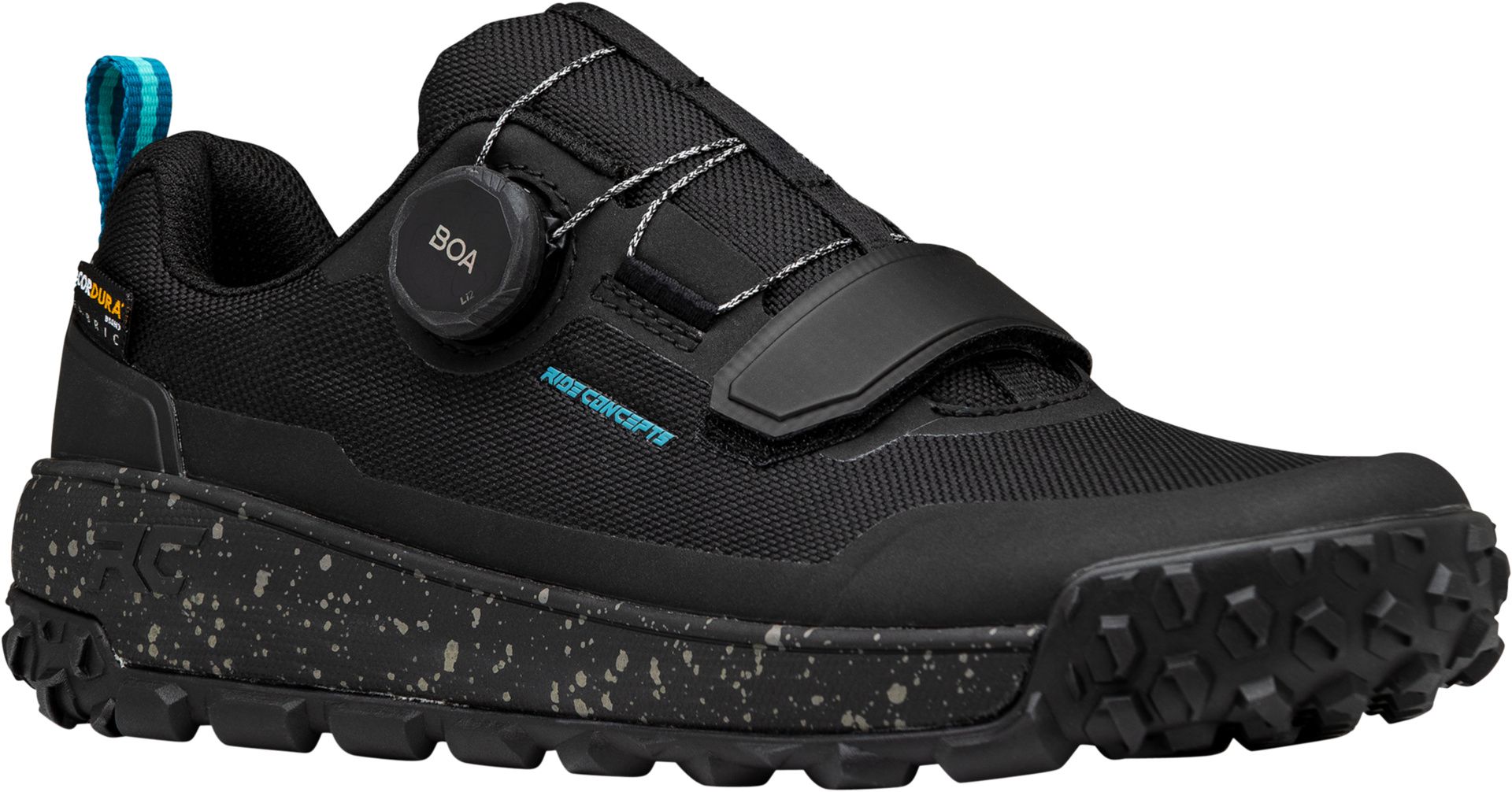 Flume Clip Boa Schuh Damen / schwarz / 37.5