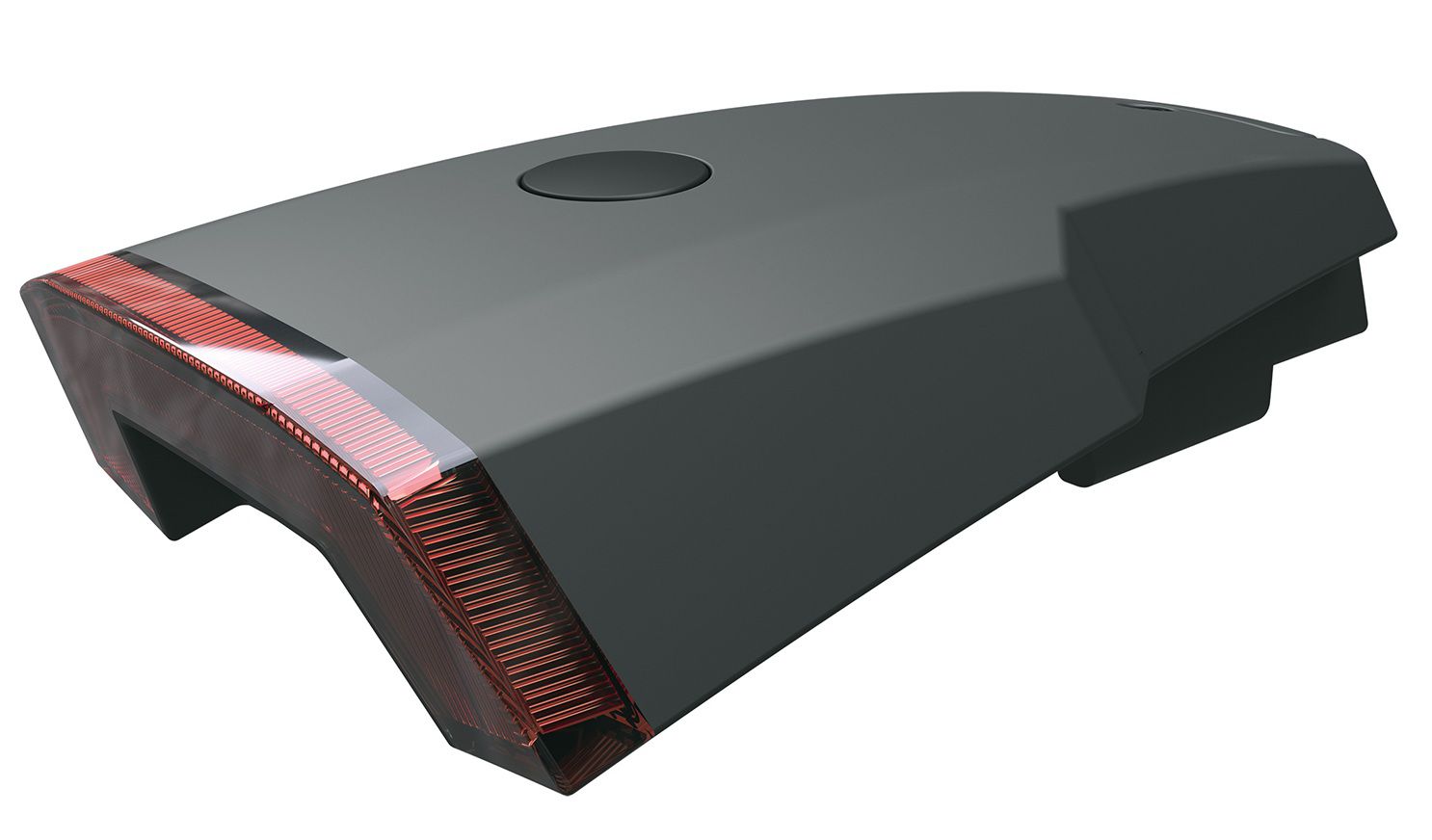 Rücklicht zu Hinterrad-Schutzblech Rowdy schwarz / schwarz