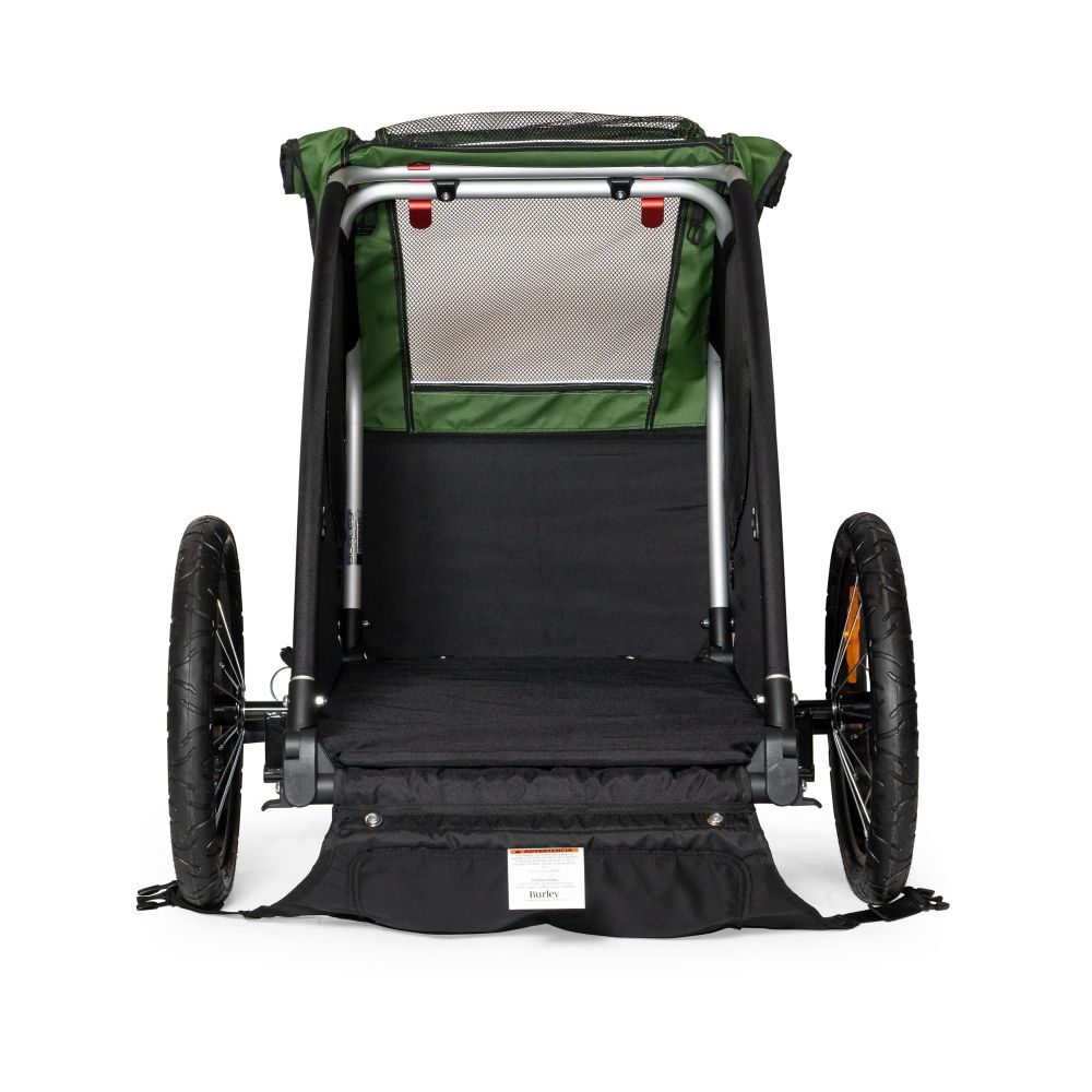 TAIL WAGON Hundeanhänger / grün/schwarz