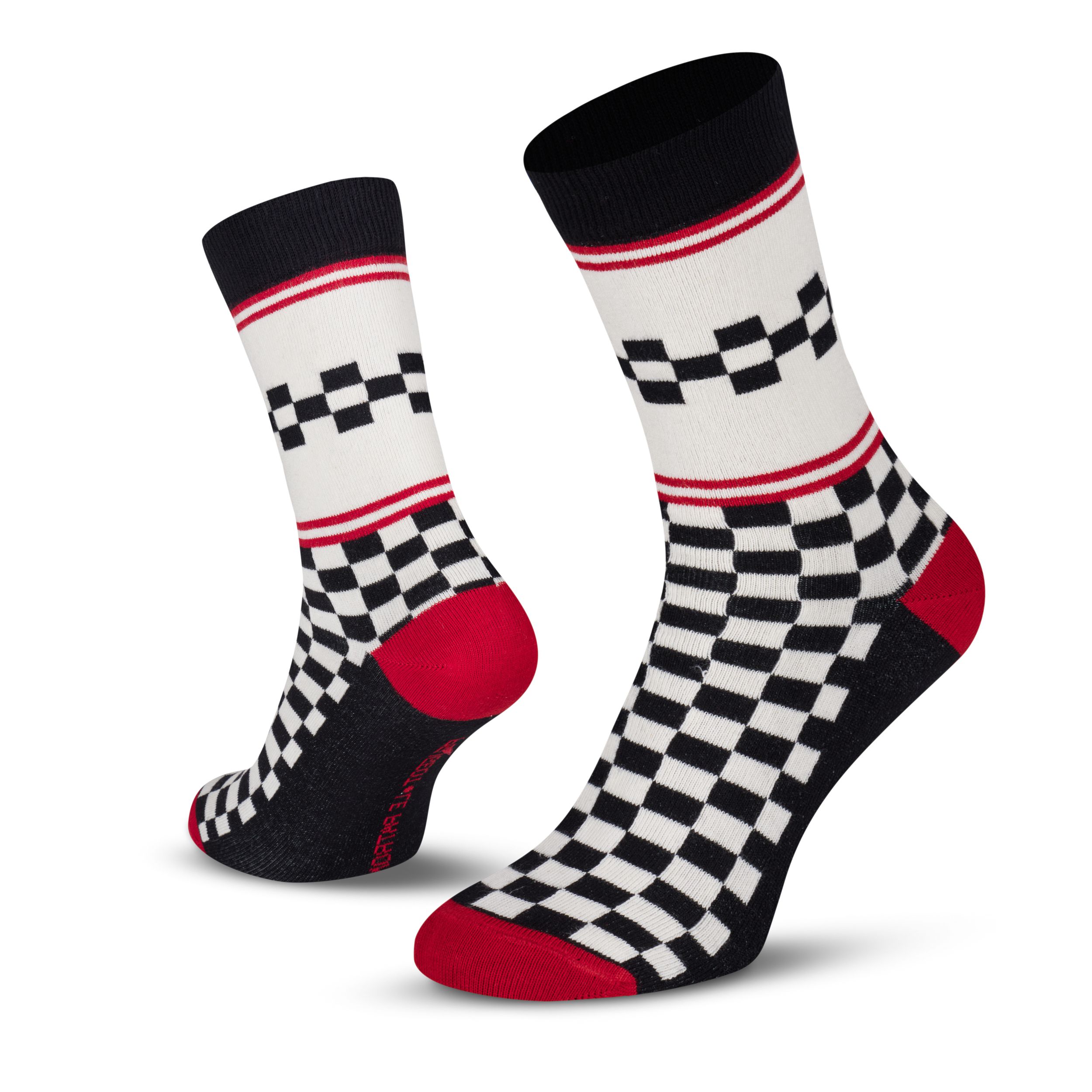 Classic Jersey Socks / black ecru / 39-42
