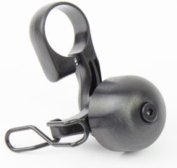 Glocke E-Bike Neu-Silber 22.2mm auf Karte / schwarz
