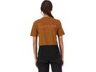 TARN Damen-Merino-Kurzarmshirt / caramel/black / XL