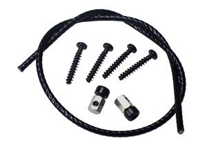 ERSATZTEIL-SET für Lenkeradapter / schwarz