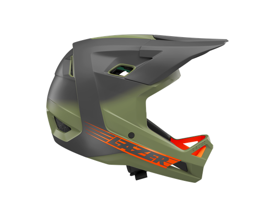 LAZER Unisex Extreme Chase Kineticore Helm / matte moss / L