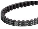 CDN Polymer Centertrack Riemen mit Nut / schwarz / 111 Zähne